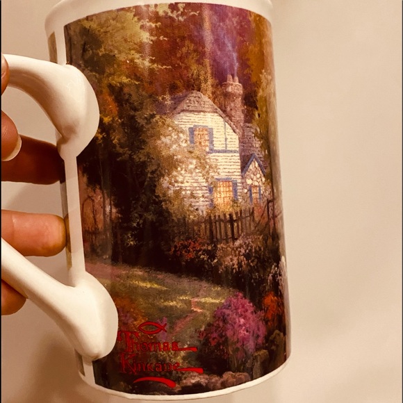 THOMAS KINKADE Lot of 4 Christmas Coffee Mugs EUC 1992-2003 - Picture 6 of 16